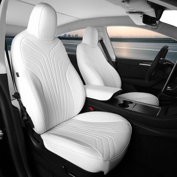 Tesla Model Y Seat Covers 2024 2023 2022 2021 2020 5 Seats, Car Seat Cover Full - Picture 1 of 10